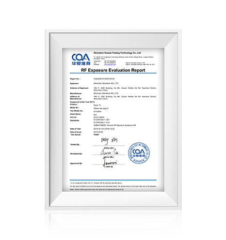 RF Exposure Evaluation Report
